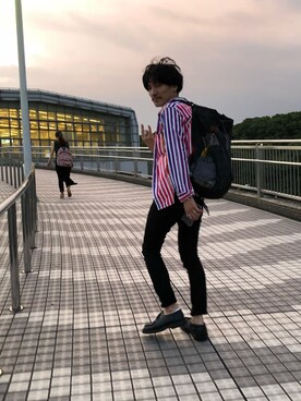 「IOSSELLIANI（イオッセリアーニ）のアイテム（アクセサリー）」を使った、164164さん（メンズ・170cm）の夏コーディネート