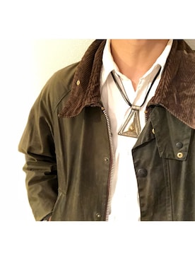「オイルドジャケット」｜「アイテム（アクセサリー）」を使った、164164さん（メンズ・170cm）の秋コーディネート