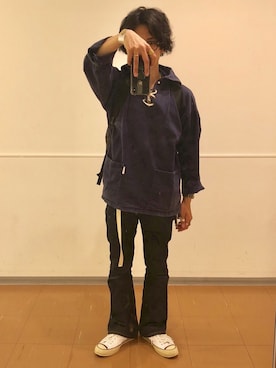 「ヒッピー」｜164164さん（メンズ・170cm）の春コーディネート