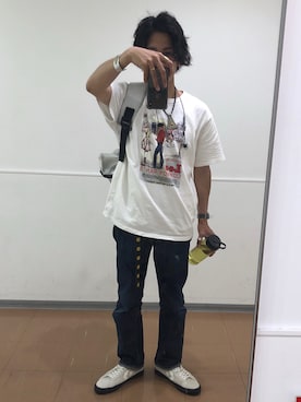 「FREAK'S STORE（フリークスストア）のアイテム（ベルト）」を使った、164164さん（メンズ・170cm）の春コーディネート