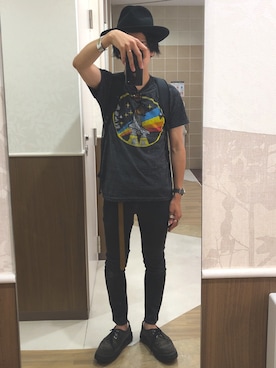 「GEORGE COX（ジョージコックス）のアイテム」を使った、164164さん（メンズ・170cm）の夏コーディネート