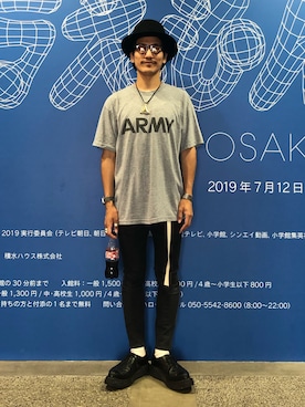「ROTOTO（ロトト）のアイテム」を使った、164164さん（メンズ・170cm）の夏コーディネート