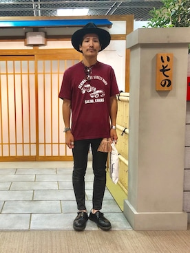 「hypnotizeworks（ヒプノタイズワークス）のアイテム」を使った、164164さん（メンズ・170cm）の秋コーディネート