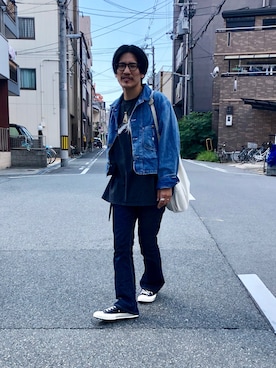 「IOSSELLIANI（イオッセリアーニ）のアイテム（アクセサリー）」を使った、164164さん（メンズ・170cm）の秋コーディネート