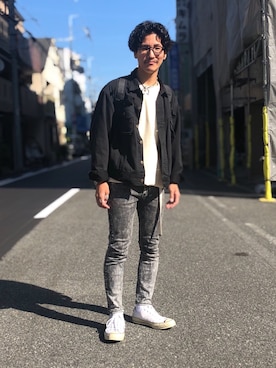 「TENBOX（テンボックス）のアイテム（ジャケット/アウター）」を使った、164164さん（メンズ・170cm）の秋コーディネート