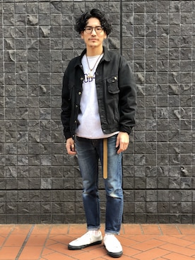 「TENBOX（テンボックス）のアイテム（ジャケット/アウター）」を使った、164164さん（メンズ・170cm）の冬コーディネート