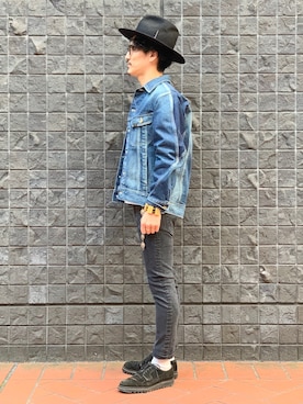 「hypnotizeworks（ヒプノタイズワークス）のアイテム」を使った、164164さん（メンズ・170cm）の春コーディネート