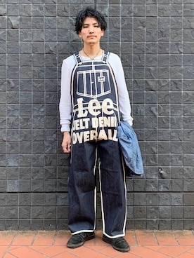 「アイテム（オールインワン・サロペット）」を使った、164164さん（メンズ・170cm）の春コーディネート