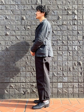 「アイテム（サロペット/オーバーオール）」を使った、164164さん（メンズ・170cm）の春コーディネート