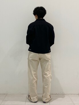 「Lee（リー）のアイテム（その他アウター）」を使った、164164さん（メンズ・170cm）の春コーディネート