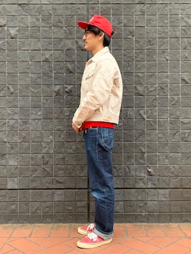 「JACKSON MATISSE（ジャクソンマティス）のアイテム」を使った、164164さん（メンズ・170cm）の春コーディネート