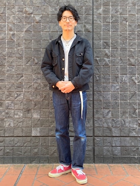 「TENBOX（テンボックス）のアイテム（ジャケット/アウター）」を使った、164164さん（メンズ・170cm）の春コーディネート