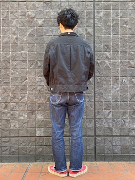 「TENBOX（テンボックス）のアイテム（ジャケット/アウター）」を使った、164164さん（メンズ・170cm）の春コーディネート