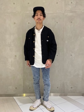 「IOSSELLIANI（イオッセリアーニ）のアイテム（アクセサリー）」を使った、164164さん（メンズ・170cm）の春コーディネート