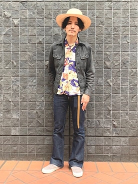 「THE REAL McCOY'S（ザリアルマッコイズ）のアイテム」を使った、164164さん（メンズ・170cm）の春コーディネート