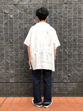 「アイテム（オールインワン・サロペット）」を使った、164164さん（メンズ・170cm）の夏コーディネート