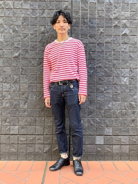 「FLORSHEIM（フローシャイム）のアイテム」を使った、164164さん（メンズ・170cm）の夏コーディネート