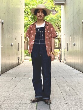 「N.HOOLYWOOD（N.ハリウッド）のアイテム（シューズ）」を使った、164164さん（メンズ・170cm）の春コーディネート