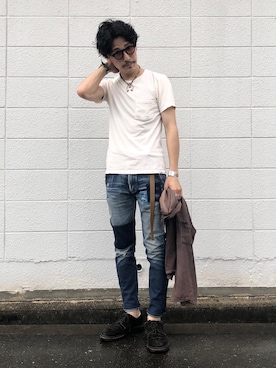 164164さん（メンズ・170cm）の夏コーディネート