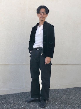 「FLORSHEIM（フローシャイム）のアイテム」を使った、164164さん（メンズ・170cm）の秋コーディネート