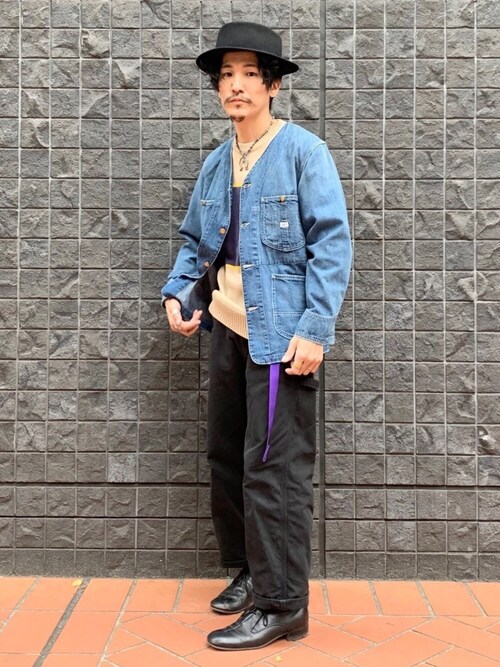 ヒロシ Lee 大阪店 Leeのノーカラージャケットを使ったコーディネート Wear