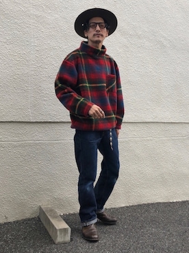 「チェック柄に恋してる」｜「アイテム（その他トップス）」を使った、164164さん（メンズ・170cm）の秋コーディネート