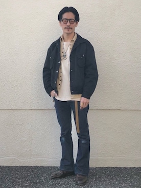 「TENBOX（テンボックス）のアイテム（ジャケット/アウター）」を使った、164164さん（メンズ・170cm）の冬コーディネート