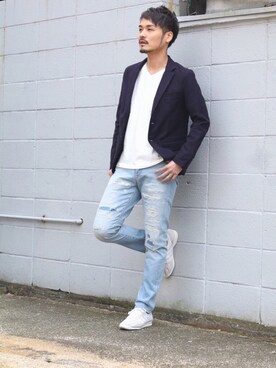 Japan Blue Jeans ジャパンブルージーンズ のテーラードジャケットを使った人気ファッションコーディネート ユーザー ショップスタッフ Wear