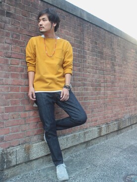 「JAPAN BLUE JEANS」｜isekat.aさん（メンズ・176cm）の秋コーディネート