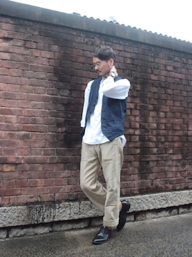 「JAPAN BLUE JEANS」｜isekat.aさん（メンズ・176cm）の秋コーディネート