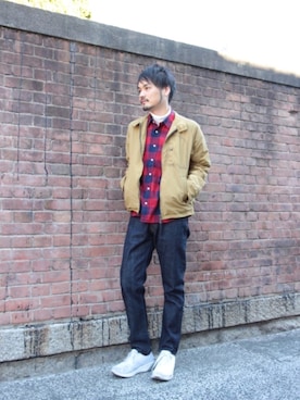 「JAPAN BLUE JEANS」｜isekat.aさん（メンズ・176cm）の秋コーディネート
