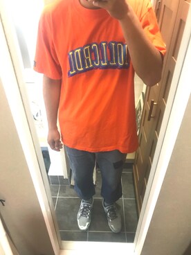 「ROLLING CRADLE（ローリングクレイドル）のアイテム（Tシャツ/カットソー）」を使った、ykさん（メンズ・183cm）の夏コーディネート