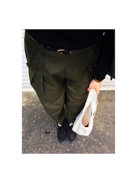 「khaki」｜「アイテム（腕時計）」を使った、kisaさん（レディース・169cm）の冬コーディネート