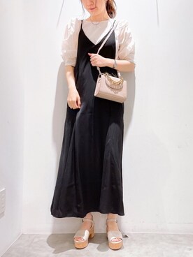 「パワショル」｜「アイテム（その他）」を使った、ゆなすんさん（レディース・158cm）の春コーディネート