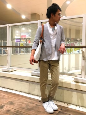 イオンモール鹿児島 ハイダウェイニコルさん（メンズ・165cm）の春コーディネート