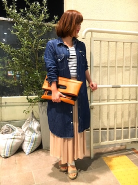 イオンモール鹿児島 ハイダウェイニコルさん（レディース・160cm）の春コーディネート