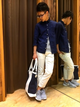 イオンモール鹿児島 ハイダウェイニコルさん(メンズ・165cm)の春コーディネート