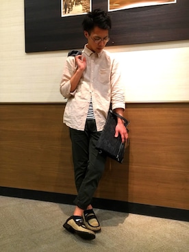 イオンモール鹿児島 ハイダウェイニコルさん(メンズ・165cm)の春コーディネート