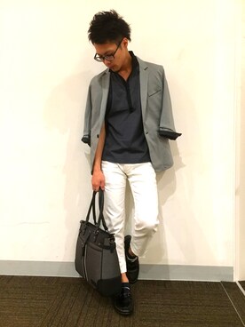 イオンモール鹿児島 ハイダウェイニコルさん（メンズ・165cm）の春コーディネート