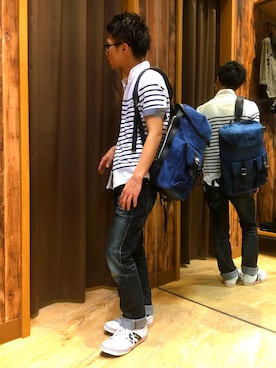 イオンモール鹿児島 ハイダウェイニコルさん（メンズ・165cm）の春コーディネート