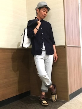 イオンモール鹿児島 ハイダウェイニコルさん(メンズ・172cm)の春コーディネート