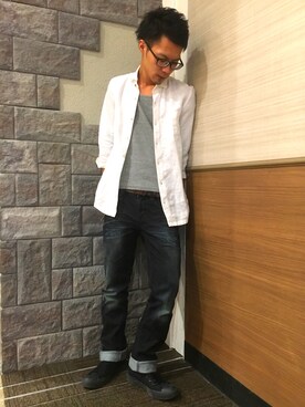 イオンモール鹿児島 ハイダウェイニコルさん(メンズ・165cm)の夏コーディネート