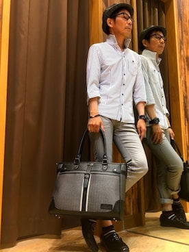 イオンモール鹿児島 ハイダウェイニコルさん（メンズ・172cm）の夏コーディネート