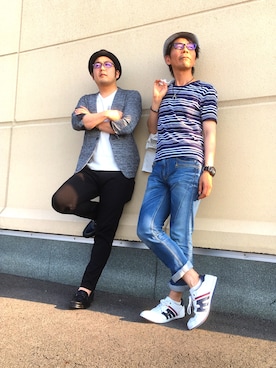 イオンモール鹿児島 ハイダウェイニコルさん（メンズ・170cm）の夏コーディネート