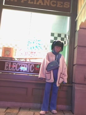 「アイテム（ブルゾン）」を使った、kiwakoさん（レディース・154cm・10代）の冬コーディネート