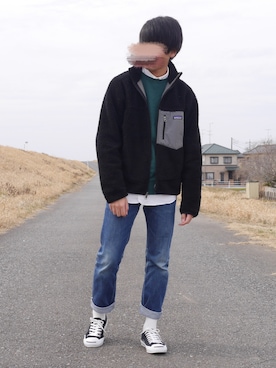 「CONVERSE（コンバース）のCONVERSE コンバース ジャック パーセル / JACK PURCEL（スニーカー）」を使った、IKEさん（メンズ・165cm）の春コーディネート
