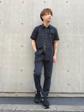 「ZDA（ゼットディーエー）のアイテム」を使った、TAKAGIさん（メンズ・166cm）の春コーディネート