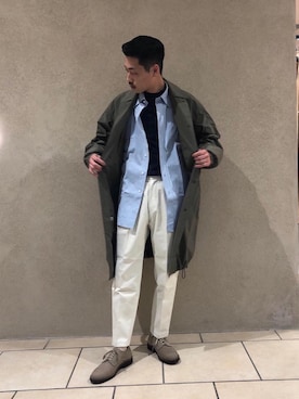 松尾優斗さん(メンズ・172cm)の春コーディネート