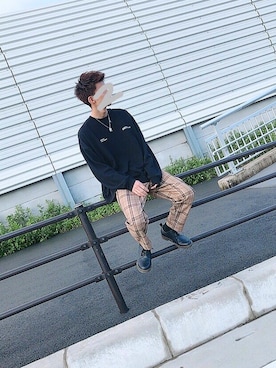 「RAGEBLUE（レイジブルー）のアイテム（その他シューズ）」を使った、ゆうじろさん（メンズ・180cm）の春コーディネート