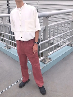 「coen」｜ゆうじろさん（メンズ・180cm）の春コーディネート